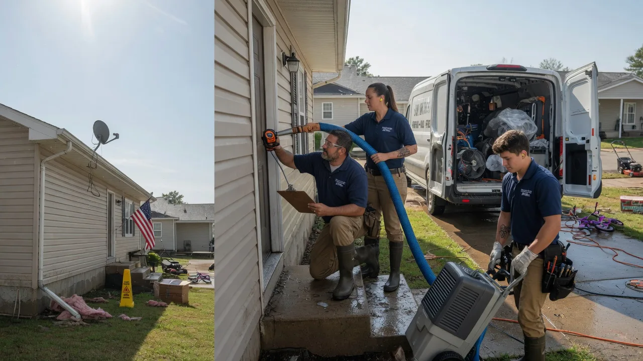 Ceiling Water Damage Restoration in Morristown, OH near me